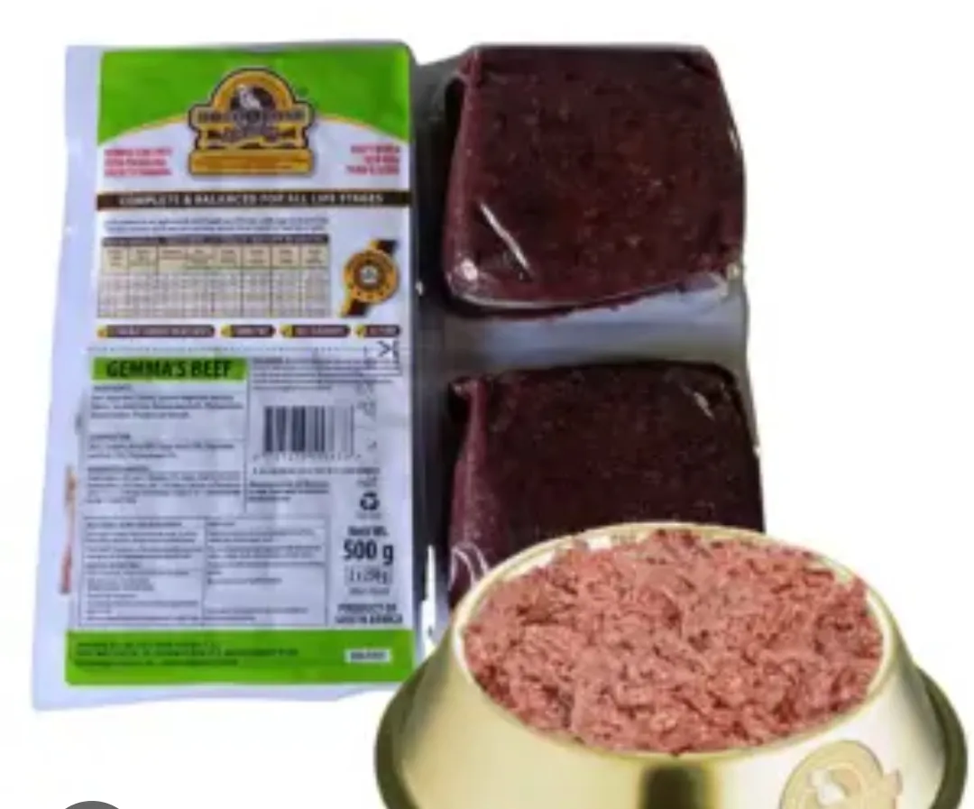 Doggobone Gemmas Beef and Tripe raw dog food
