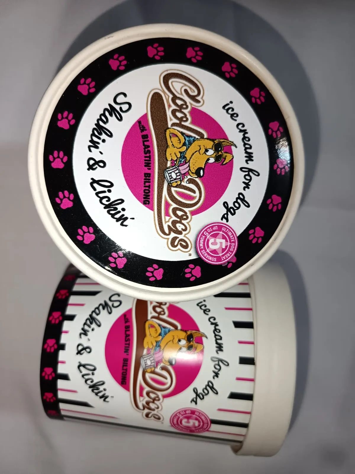 Blasting Biltong dog ice cream