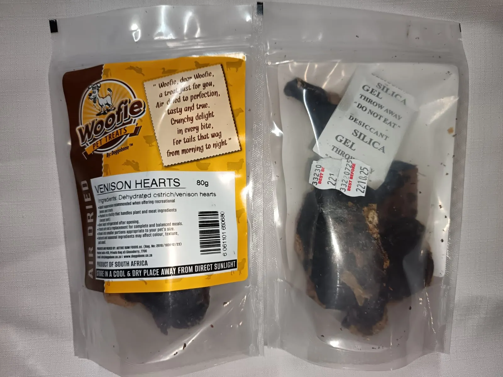 Doggobone Woofie Venison Hearts